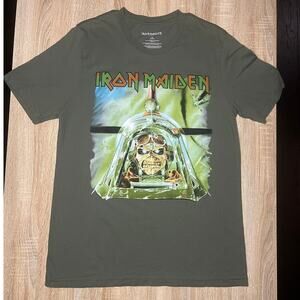 Iron Maiden Legacy of the Beast 2022 World Tour Large Green TShirt